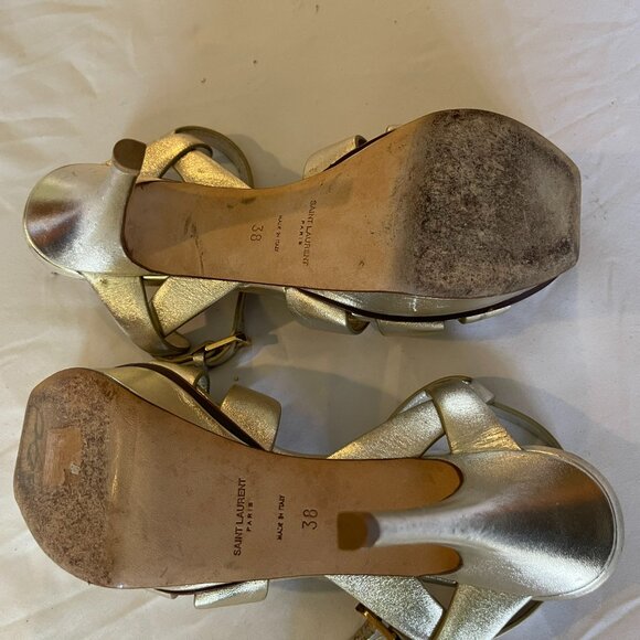 Yves Saint Laurent Tribute Platform Sandals - Picture 2 of 8